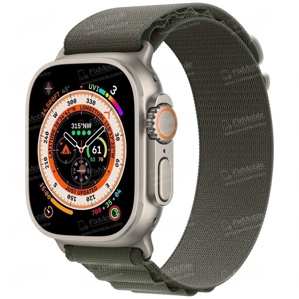 Стекло для Apple Watch Ultra 1 49 mm (черное)