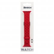 Ремешок для Apple Watch 44 mm плетеный (красный) — 2
