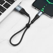 Кабель Hoco X38 Cool Charging (USB - Type-C) черный (0.2 метра) — 3