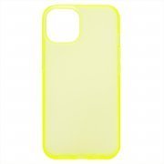 Чехол-накладка - PC079 для Apple iPhone 14 (желтая) — 1