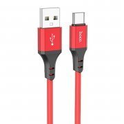 Кабель Hoco X86 Spear (USB - Type-C) (красный) — 1