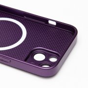 Чехол-накладка - SM021 SafeMag для Apple iPhone 14 (лиловая) — 2