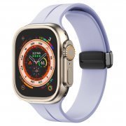 Ремешок - ApW29 для Apple Watch 40 mm силикон на магните (светло-фиолетовый)