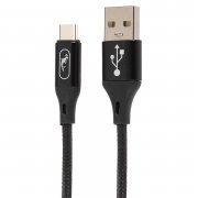 Кабель SKYDOLPHIN S55T (USB - Type-C) (черный)