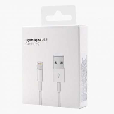 Кабель для Apple (USB - Lightning) белый Премиум — 3