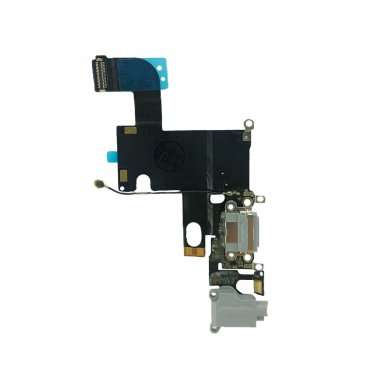 Шлейф для Apple iPhone 6 на разъем зарядки/разъем гарнитуры/микрофон (серый) &mdash; 2