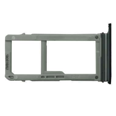 Контейнер SIM для Samsung Galaxy A3 (2017) A320F (черный) &mdash; 1