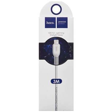 Кабель Hoco X20 Starlight Glare для Apple (USB - Lightning) белый &mdash; 2