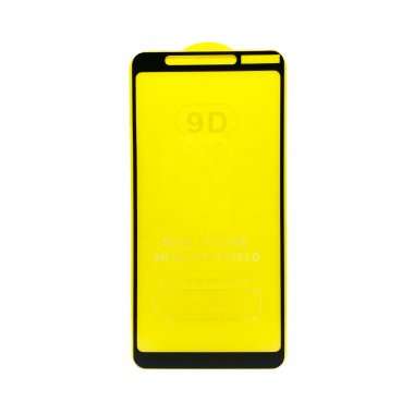 Защитное стекло для Nokia 3.1 Plus (полное покрытие) (черное) — 1