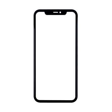Стекло для Apple iPhone 11 с рамкой и пленкой OCA (черное) — 2