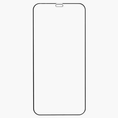 Защитное стекло для Apple iPhone 12 (полное покрытие) (черное) — 1