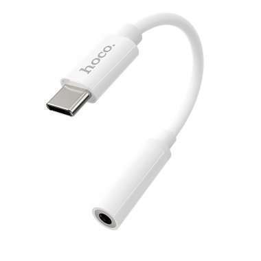 Адаптер (переходник) Hoco LS30 (Type-C - 3.5 мм) белый &mdash; 6