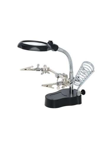 Держатель плат MG16126-A с лупой (третья рука) &mdash; 1