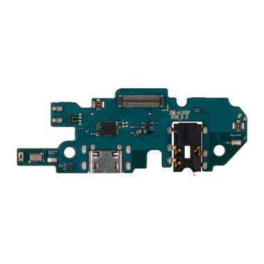 Шлейф для Samsung Galaxy A10 (A105F) плата на разъем зарядки/разъем гарнитуры/микрофон Премиум