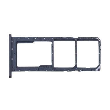 Контейнер SIM для Samsung Galaxy A03s (A037F) (черный) — 2