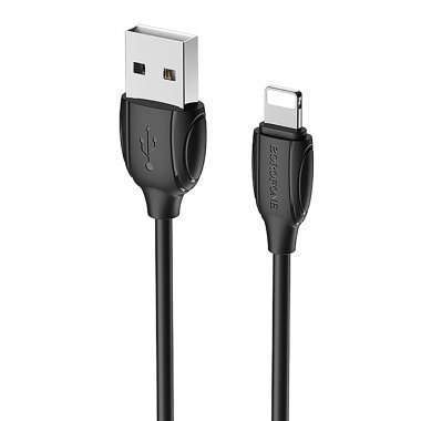 Кабель Borofone BX19 для Apple 1 метр (USB - lightning) (белый) — 1