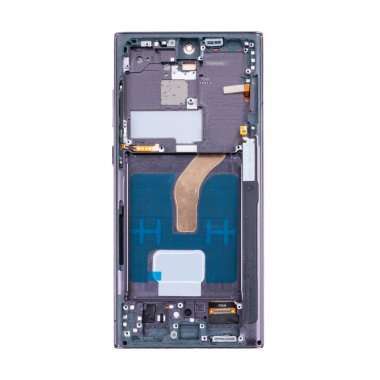 Дисплейный модуль с тачскрином для Samsung Galaxy S22 Ultra (S9080) (черный) (TFT) &mdash; 1
