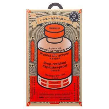 Защитное стекло Remax 2D для Apple iPhone 15 Pro (черное) &mdash; 1