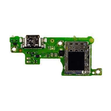 Шлейф для Infinix Note 40 4G плата на системный разъем/разъем SIM/микрофон - Премиум