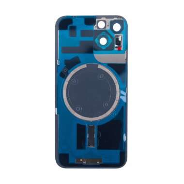 Задняя крышка для Apple iPhone 14 (синяя) премиум &mdash; 1